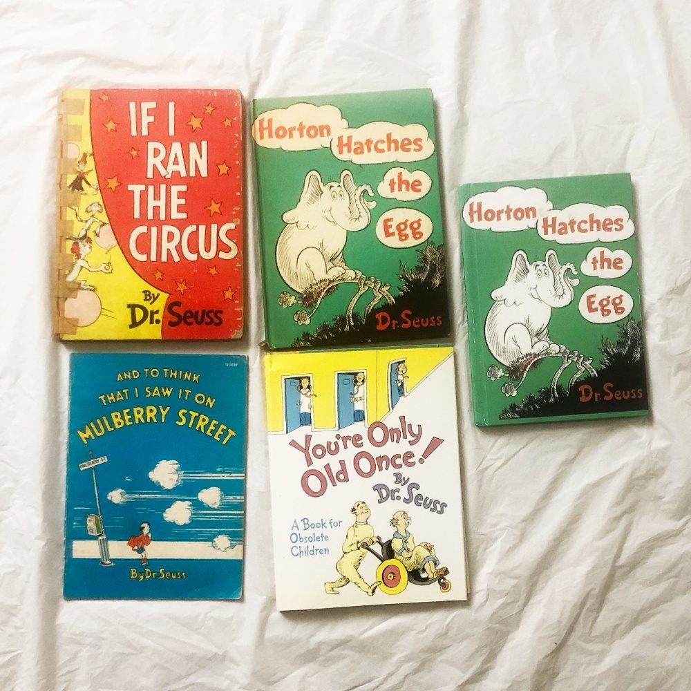 LOT of 5 Dr. Seuss Books